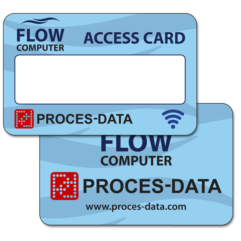 NFC Access Card For PD9200 Flow Computer PROCES DATA