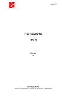 PD340 Manual